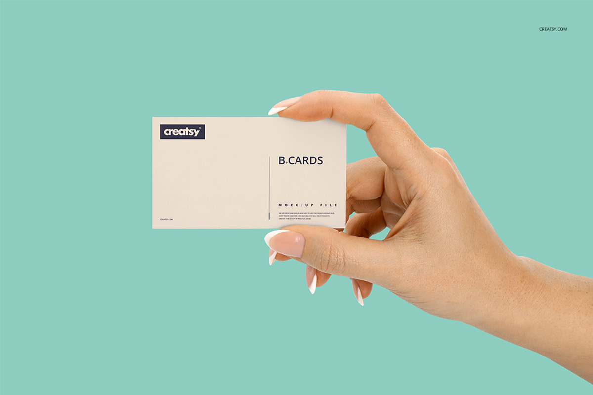 Business Cards Mockup Hands Edition, a Business Card Template by creatsy5 (Photo 10 of 16)