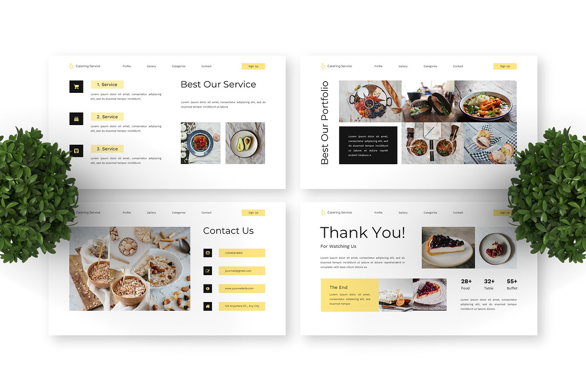 Catering Service - Food Keynote, a Presentation Template by Deepslide Studio (Photo 4 of 4)