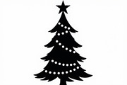 Cozy Holiday Tree Silhouette Designs, an Illustration by Gaye Art (Thumbnail 16 of 21)