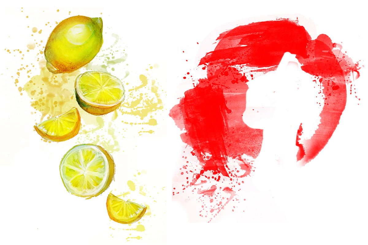 watercolor lemons, a Food Illustration by art_mouse (Photo 4 of 6)