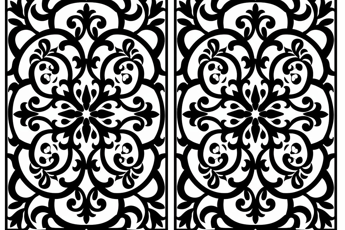 Ornamental Laser Cut Silhouettes, an Illustration by BIPLOB EXPERT (Photo 2 of 9)