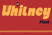 CS Whitney Pixel, a Sans Serif Font by Craft Supply Co. (Thumbnail 1 of 8)
