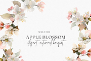 Watercolor Apple Blossom Bouquet, a Decorative Illustration by ThaismotaCreativeCo (Thumbnail 6 of 11)