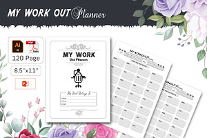 My Workout Journal, a Stationery Template by design_hut