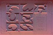 JWV - FLAUROS - Psych display font, a Sans Serif Font by Jordan Warren Visuals (Thumbnail 1 of 8)