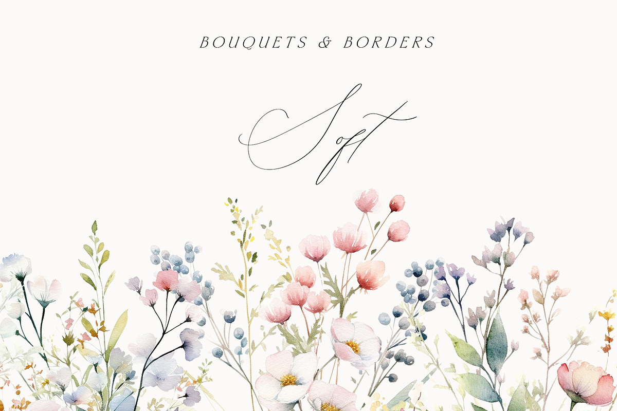 Watercolor Floral Bundle (45 in 1), a Decorative Illustration by Lana Elanor (Photo 36 of 180)