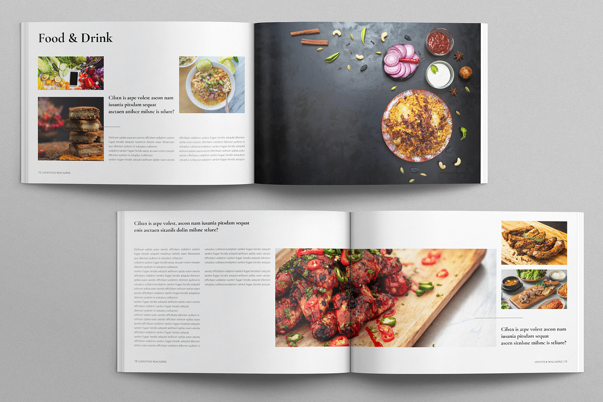 Lifestyle Magazine Landscape, a Magazine Template by E-Type (Photo 7 of 8)