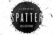 Hi-Res Spatter Set, a Texture Graphic by Hogwash Studio (Thumbnail 1 of 5)
