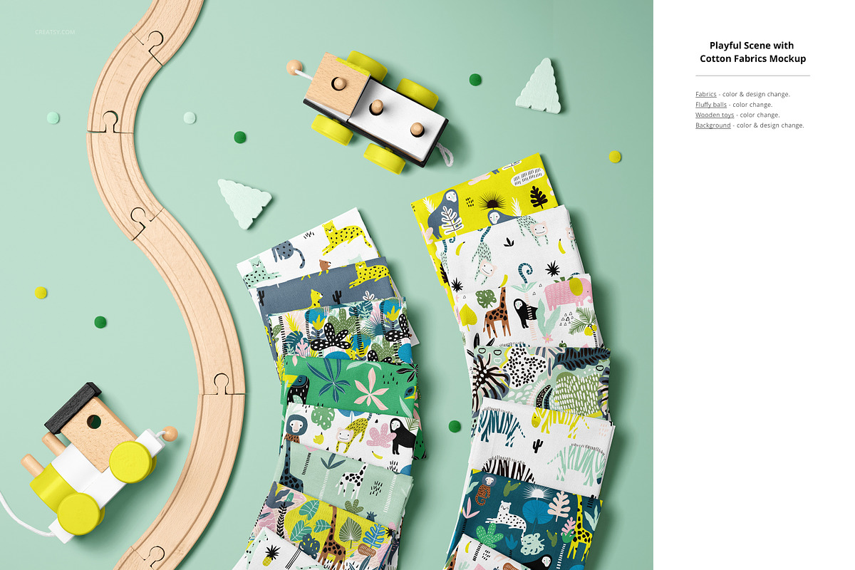 Fabric Factory v.7 Mockup Bundle, a Merchandise Mockup by creatsy5 (Photo 45 of 55)