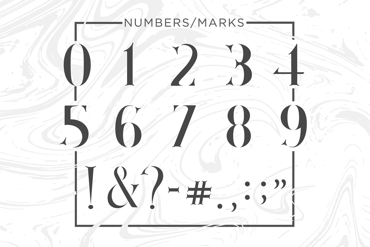 Oblige Font preview 6