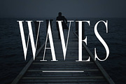 WAVES | A Condensed Serif, a Serif Font by Hustle Supply Co. (Thumbnail 1 of 8)