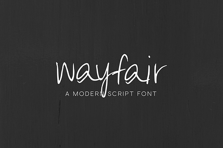 Wayfair - Modern Script Font - SALE