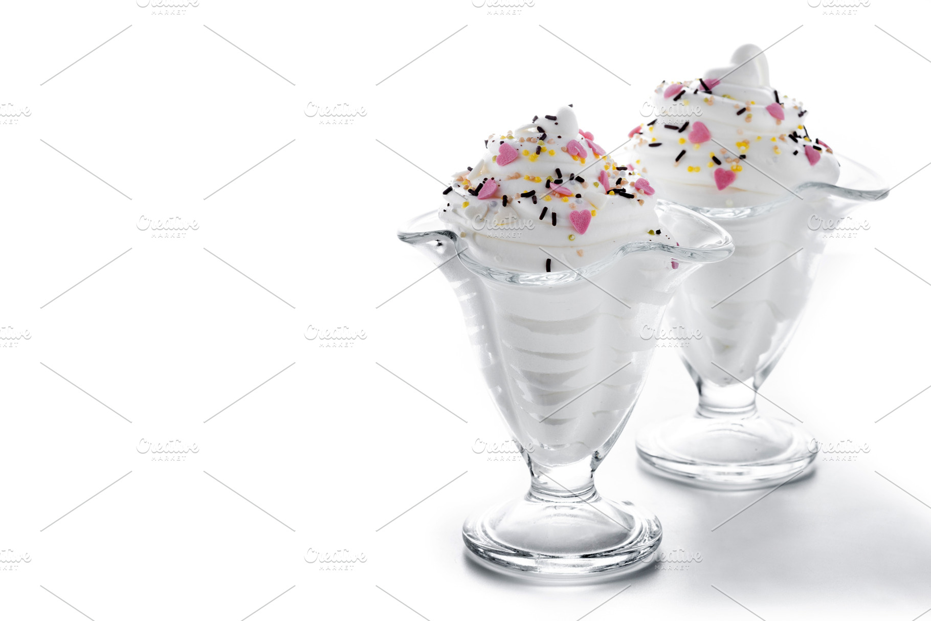 Whipped Cream Delight with Sprinkles, a Food & Drink Photo by etorres69