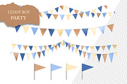 Triangle Party Flags – Clipart Pack, an Illustration by aniunova (Thumbnail 3 of 6)