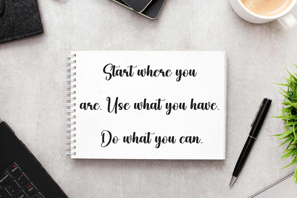 Kamilla | Script Font, a Handwritten Font by Scratchones (Photo 3 of 8)