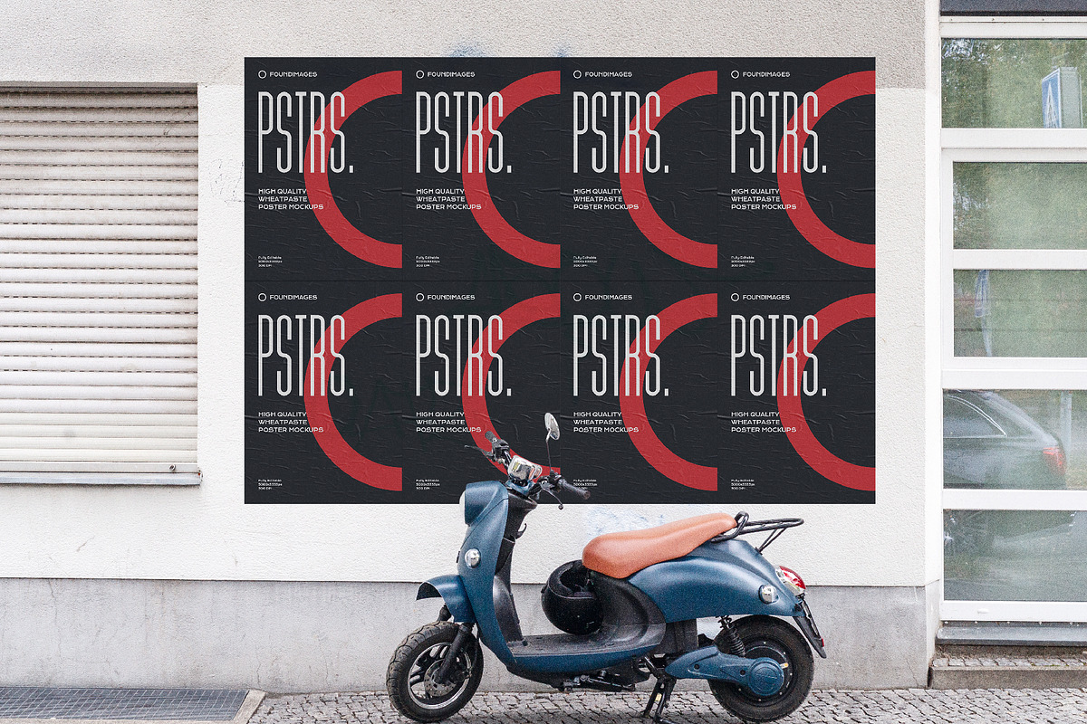 34 poster mockup bundle, an Advertising Mockup by FoundImages (Photo 9 of 34)