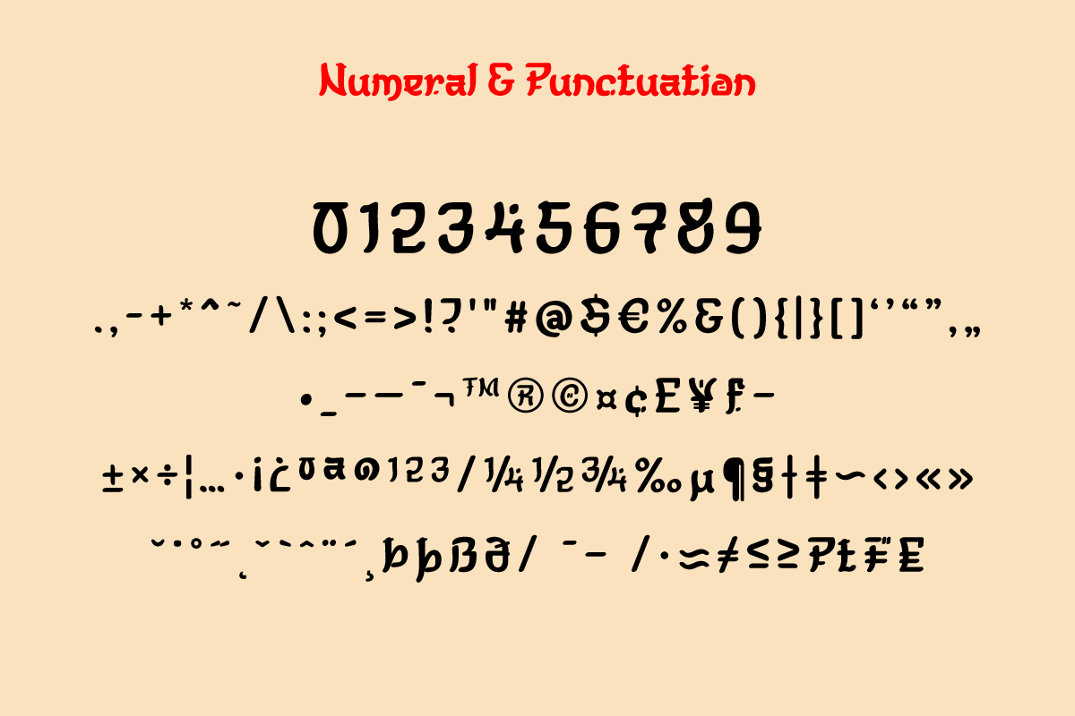 YEKOW – Japanese Style Font, a Handwritten Font by productype1 (Photo 11 of 12)