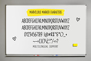 Marvelous Marker Font, a Sans Serif Font by Xelo Graph (Thumbnail 7 of 9)