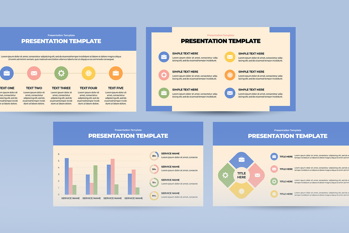 Business Plan PowerPoint Template, a Presentation Template by CreativeUP (Photo 4 of 6)
