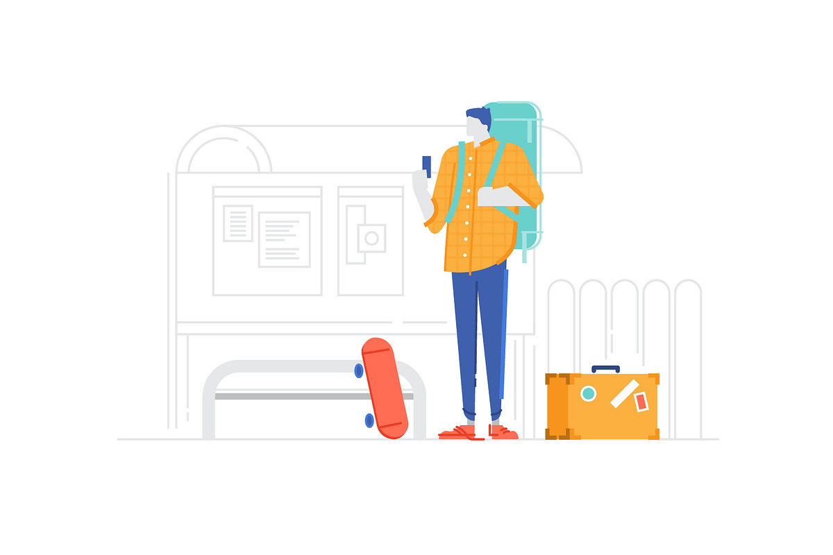 Travel Illustration Pack, a Graphic by Wilsonkjc (Photo 2 of 5)