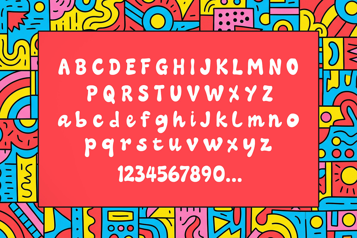 Simplify - Rounded Handmade Font, a Handwritten Font by Lostkids (Photo 3 of 5)