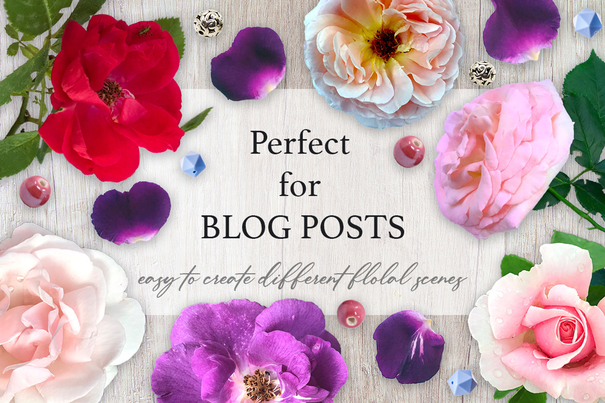 Floral Scene Creator + 5 Mock Ups., a Mockup by ClipArtRoom (Photo 7 of 7)