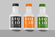 Plastic Bottle Liquid Mockup, a Packaging Mockup by Unerispace (Thumbnail 2 of 4)
