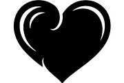 Heart Icons Silhouette, an Object Graphic by Creativeshirt (Thumbnail 4 of 17)