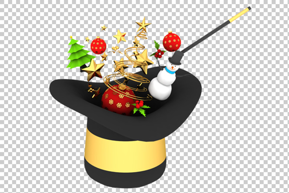 Christmas 3D Render PNG