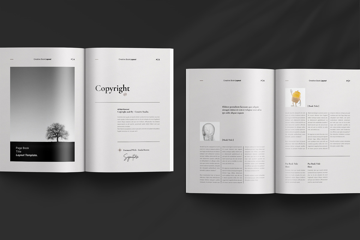 Book Layout Template, a Brochure Template by UnifyArts (Photo 5 of 17)