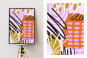 Abstract, doodle posters, cards set, a Decorative Illustration by Good Studio (Thumbnail 5 of 5)
