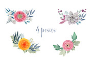 Fantasia. Watercolor flowers pack, an Illustration by Watercolor Nomads (Thumbnail 3 of 3)