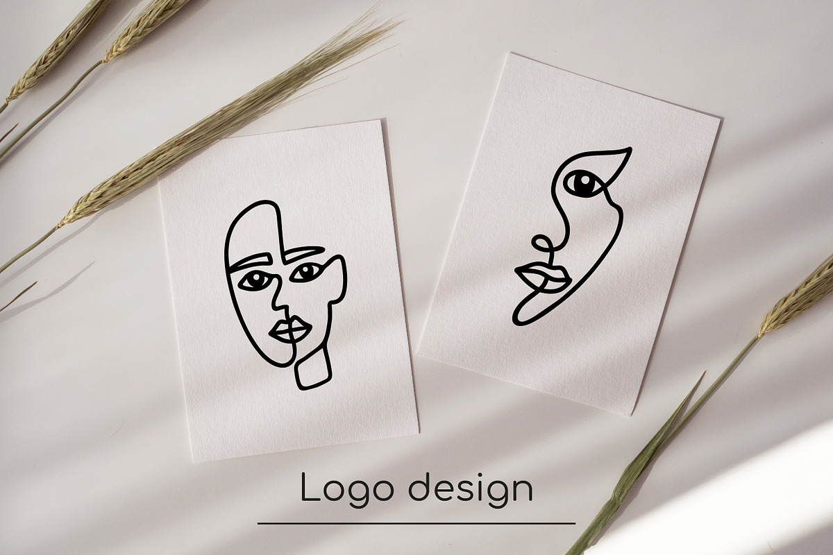One line art woman face SVG, an Illustration by Anntre (Photo 4 of 5)