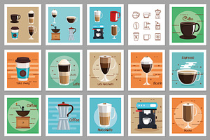 30 Vectors - Coffee Design