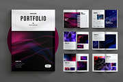 Colorful Portfolio Layout Template, a Brochure Template by Seeing-art (Thumbnail 1 of 9)