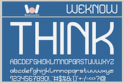 Quiet Thinker font, a Sans Serif Font by weknow (Thumbnail 4 of 8)