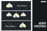Merry Christmas banners, a Decorative Illustration by Leo Edition (Thumbnail 1 of 2)