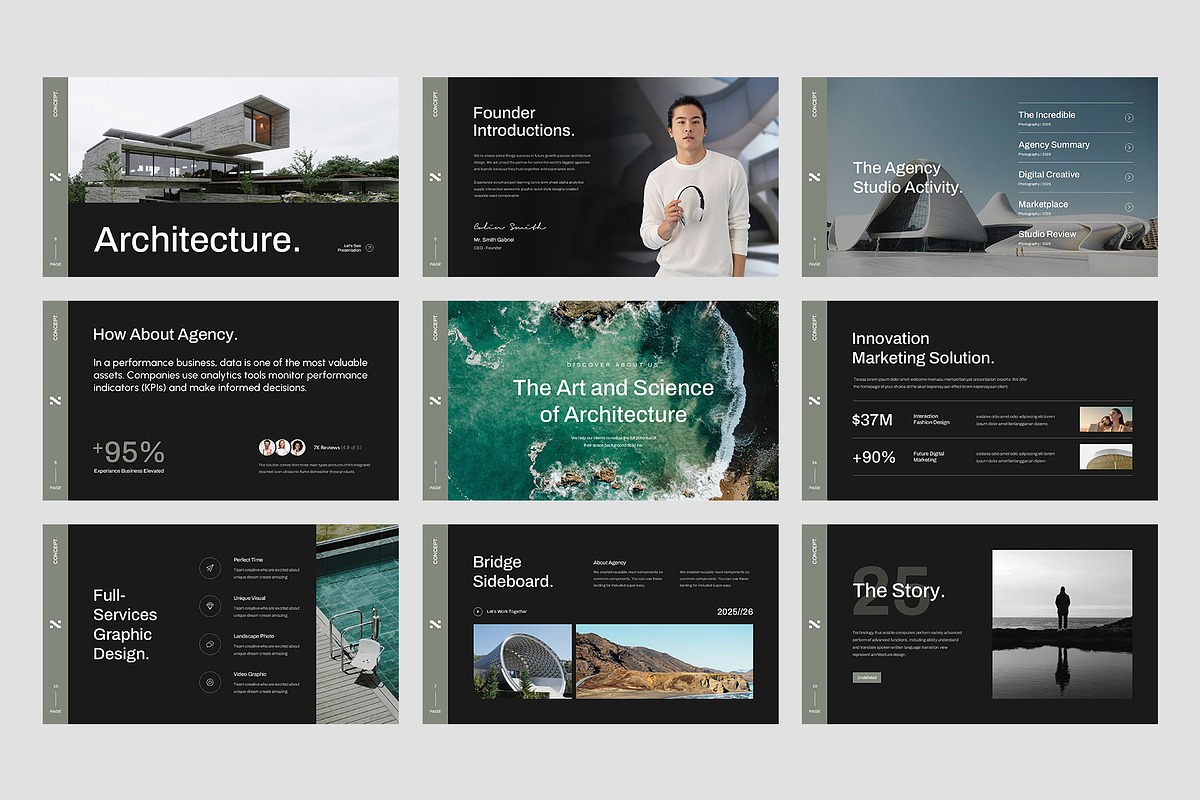 Norac Presentation Template, a Presentation Template by Rocketstill (Photo 2 of 7)