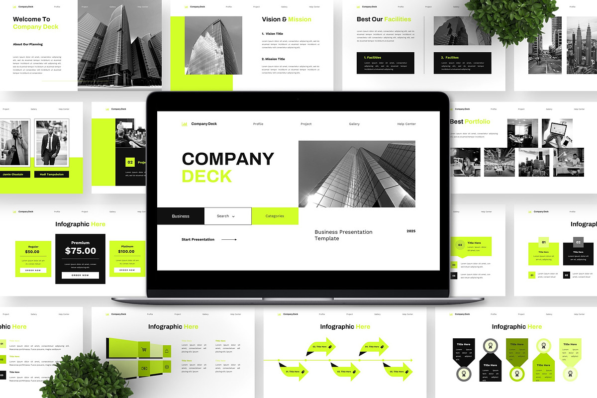 Company Deck - Business Keynote preview 4