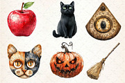 Vintage Halloween Sublimation Bundle, an Illustration by Dream Creation (Thumbnail 3 of 6)
