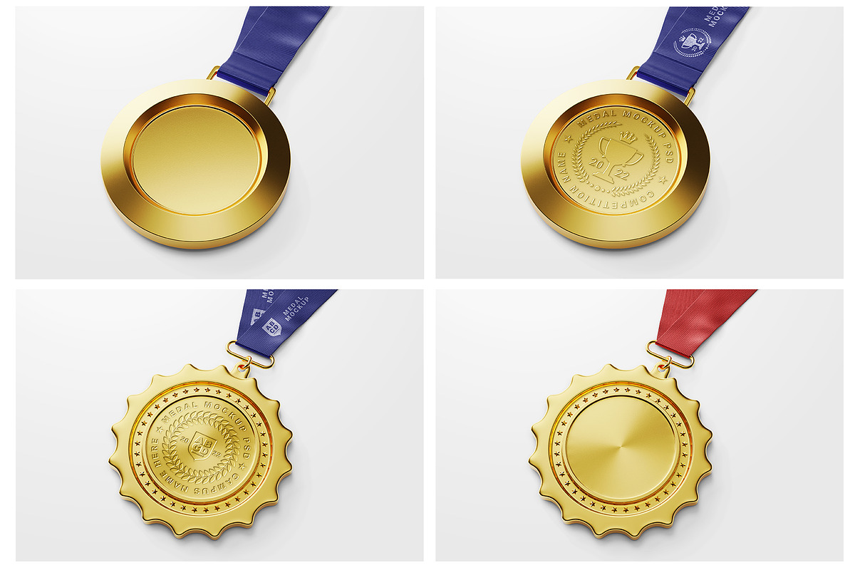 Round Medal Mockup Set - 10 PSD, a Mockup by Remnand Studio (Photo 12 of 12)