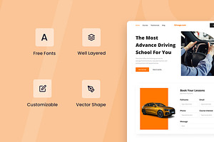 Driving School Web Design