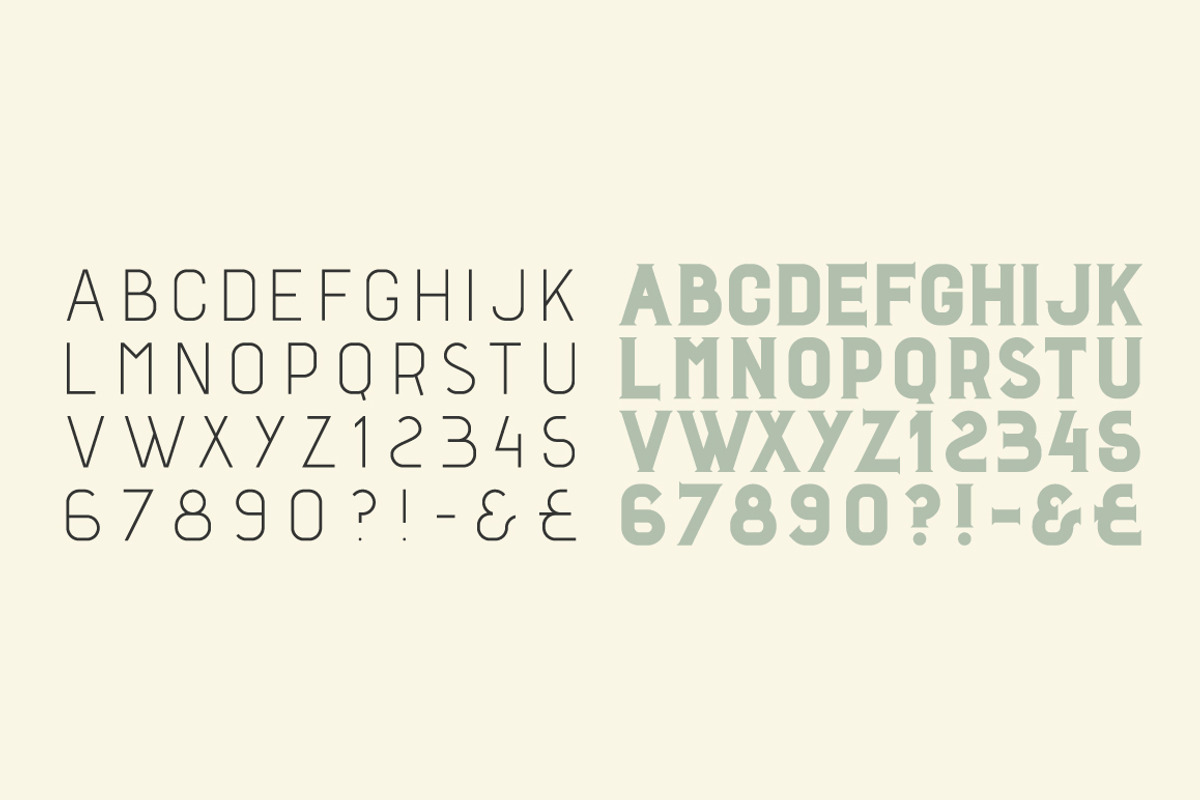 Boxer Typeface preview 5