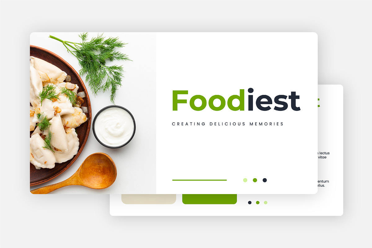 Foodiest Food Presentation Design, a Presentation Template by Kren Studio (Photo 1 of 9)