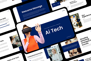 Ai Technology Powerpoint Template, a Presentation Template by Hammad Arif