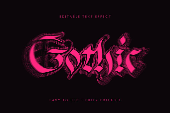 Neon Gothic Text Effect preview 4