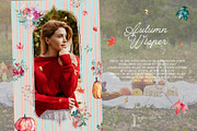Autumn floral illustrations, a Decorative Illustration by Vero Arts (Thumbnail 4 of 9)