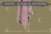 Mystic Seamless Patterns & Elements, a Pattern Graphic by Tay Rho Design Shop (Thumbnail 1 of 8)