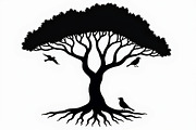 Nature Organic Tree Root Graphic, an Illustration by Designs_River (Thumbnail 8 of 13)