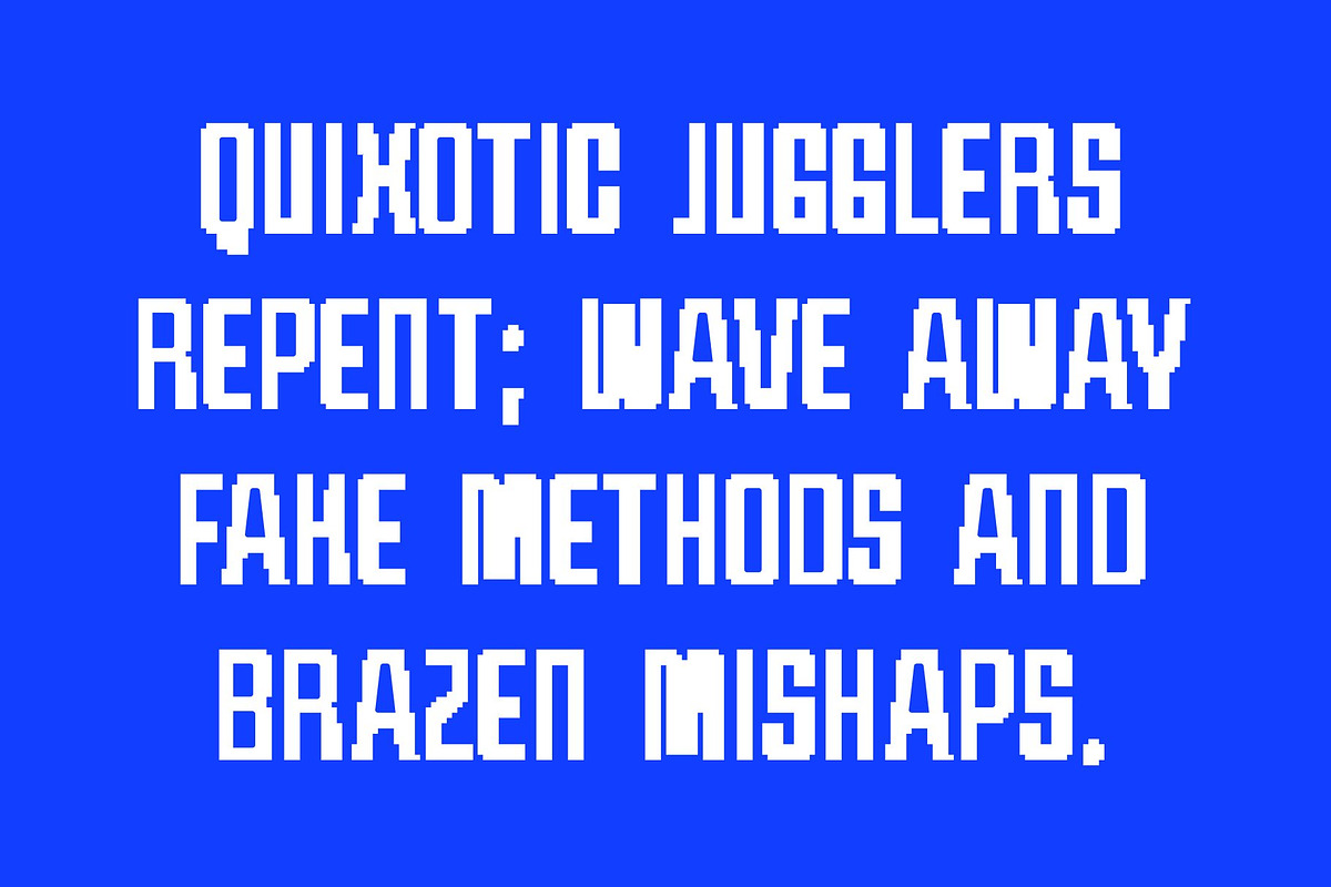 CS Wisdom Semipixel, a Sans Serif Font by Craft Supply Co. (Photo 5 of 8)